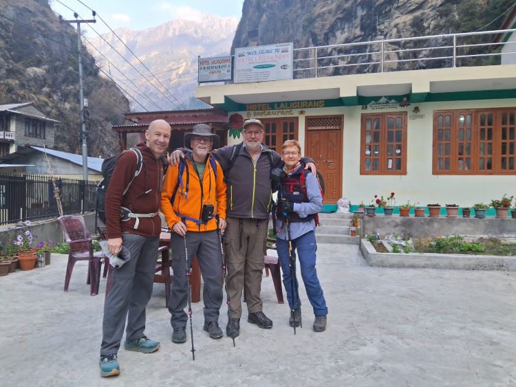 Dharapani Village In Annapurna