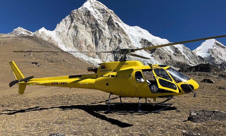 EBC helicopter tour - Adventure Great Himalaya EBC Helicopter Tour