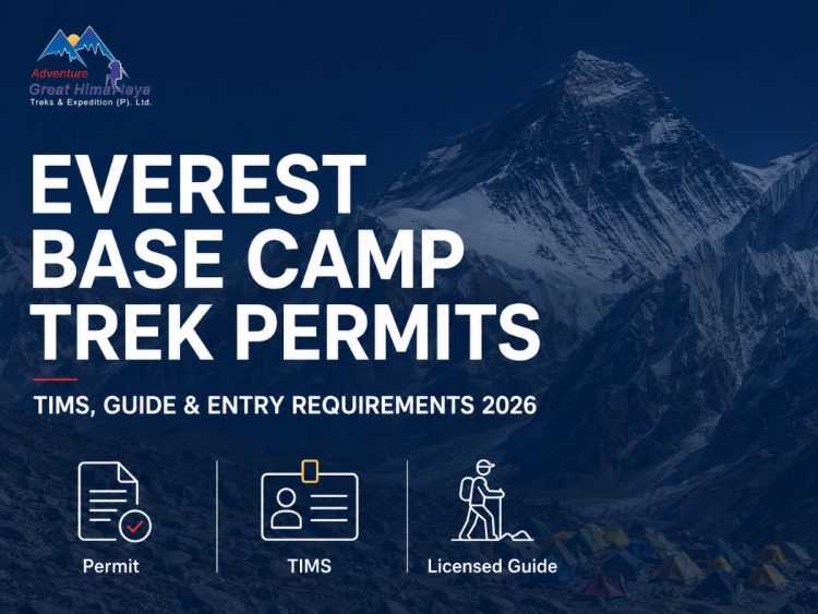 Everest base camp trek permits 2026 banner