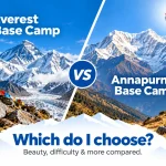 Everest Base camp vs Annapurna Base camp banner