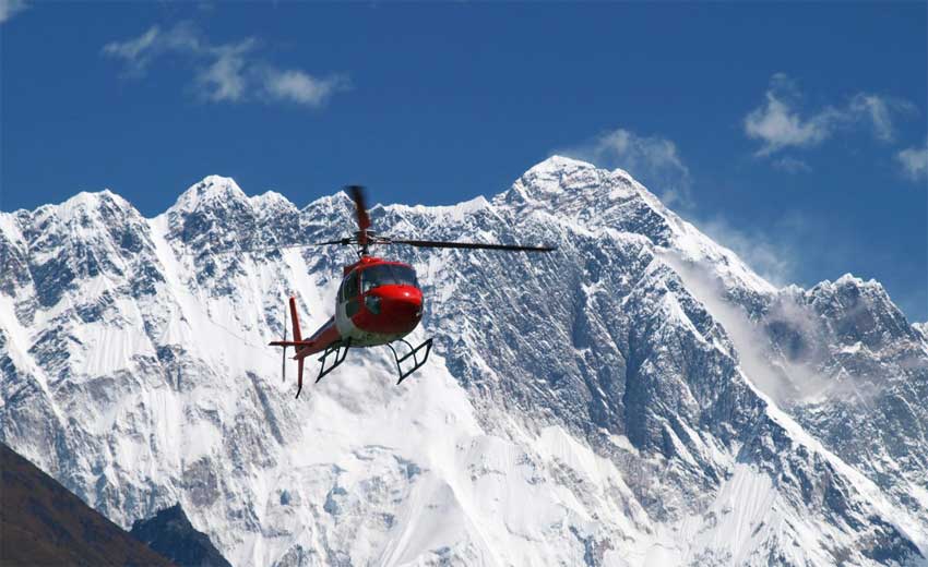 Helicopter tours in Nepal- Adventure Great Himalaya