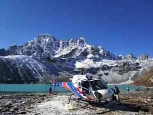 Kathmandu to gokyo lake helicopter Tour