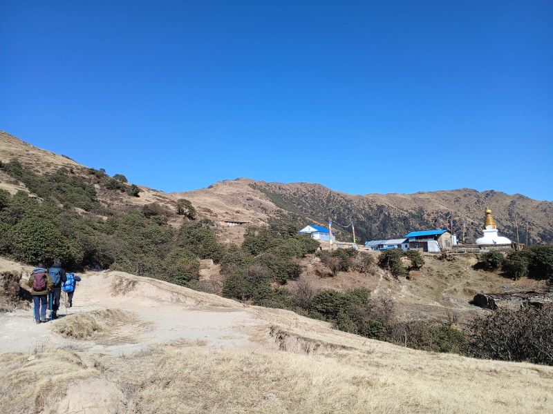 Pikey peak trekking- best hikes in January in nepal