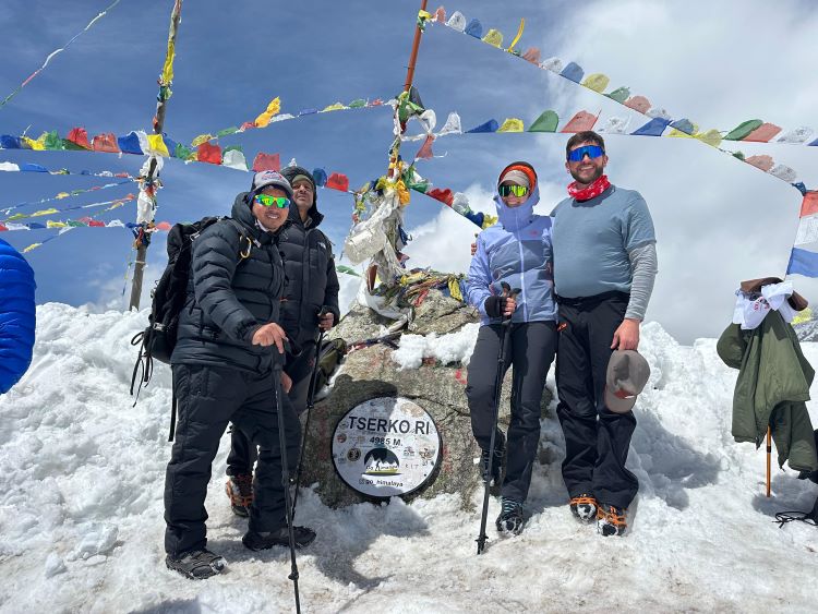 Summit Tsergo Ri Peak