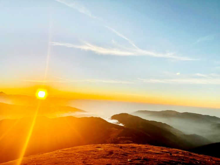 amazing sunrise view from Pikey peak