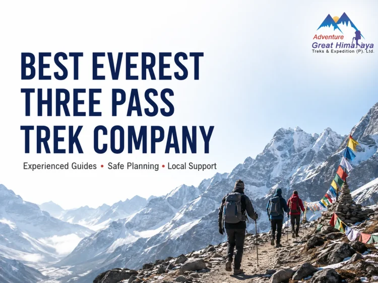 best everest three pass trek company in nepal banner