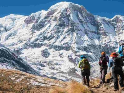 annapurna circuit trek with annapurna base camp